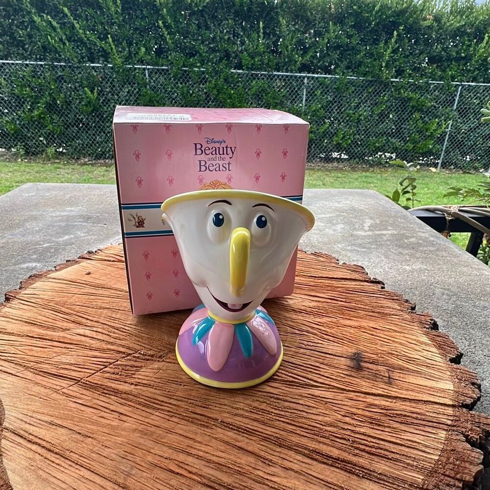 Disney Beauty & The Beast Be Our Guest Musical Chip Tea Cup New in Box